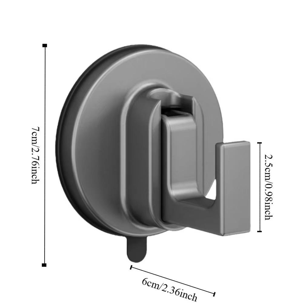 1/2 Pcs Strong Vacuum Suction Cup Hooks Wall Mounted Bathroom Clothes Hanger Shower Hooks