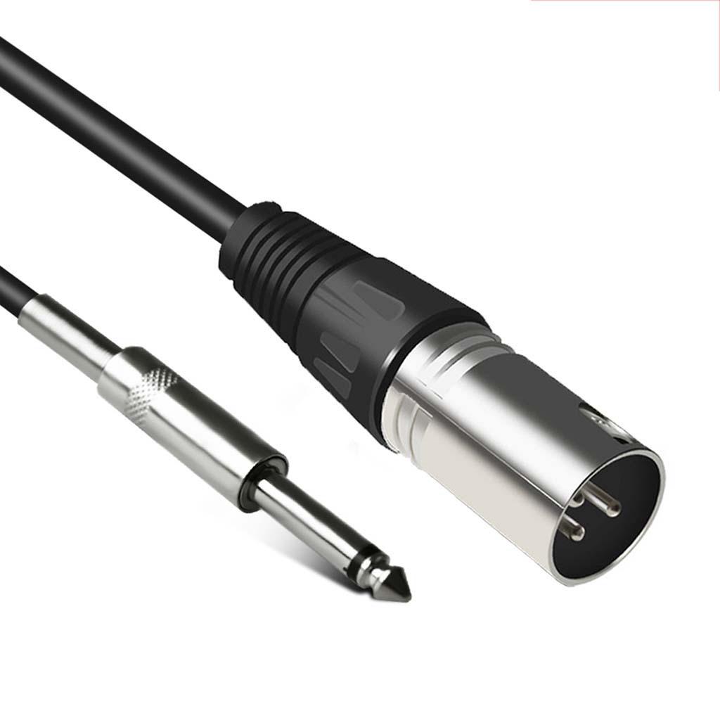 6.35mm to XLR Female Unbalanced Microphone Cable, Audio Mixer Cable - Available in 1.5m/3m/5m/10m Lengths