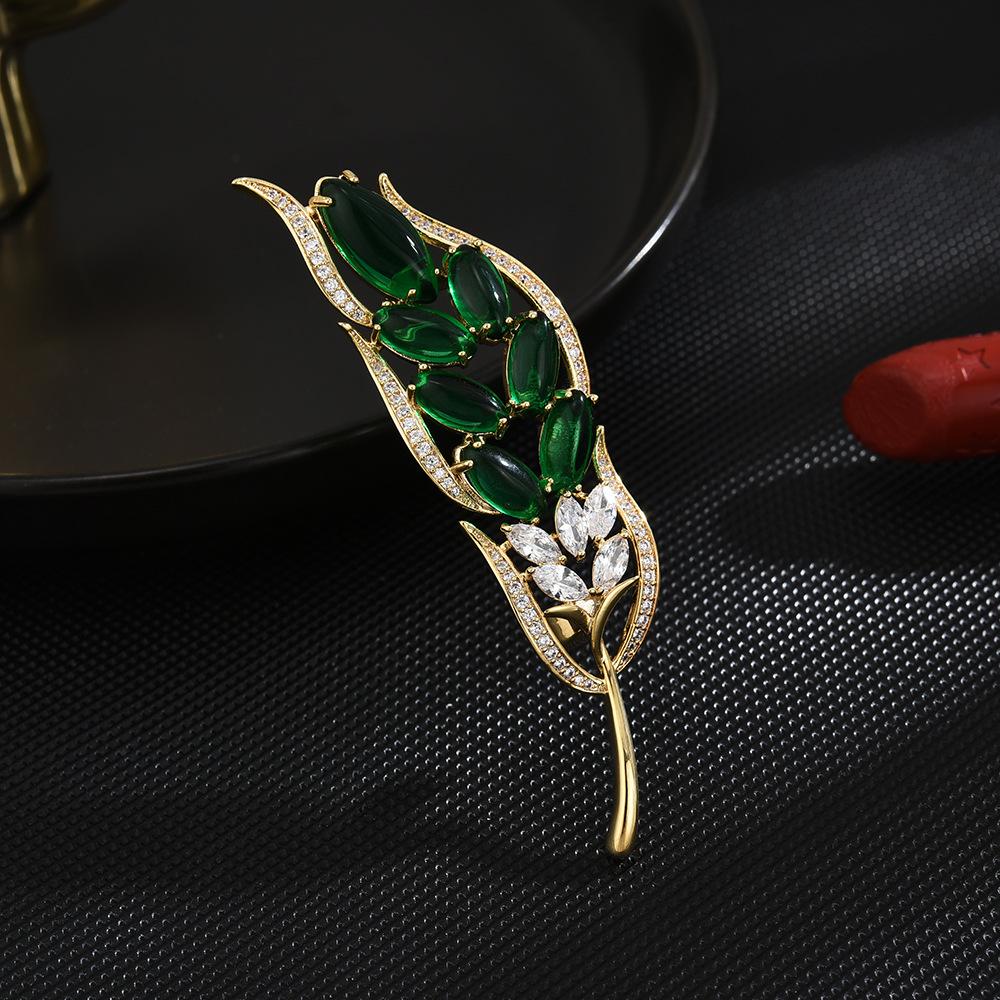 Броши для пожилых людей, брошь в виде цветка, листа, булавки для женщин, костюм, подвеска, модные броши, ювелирные изделия