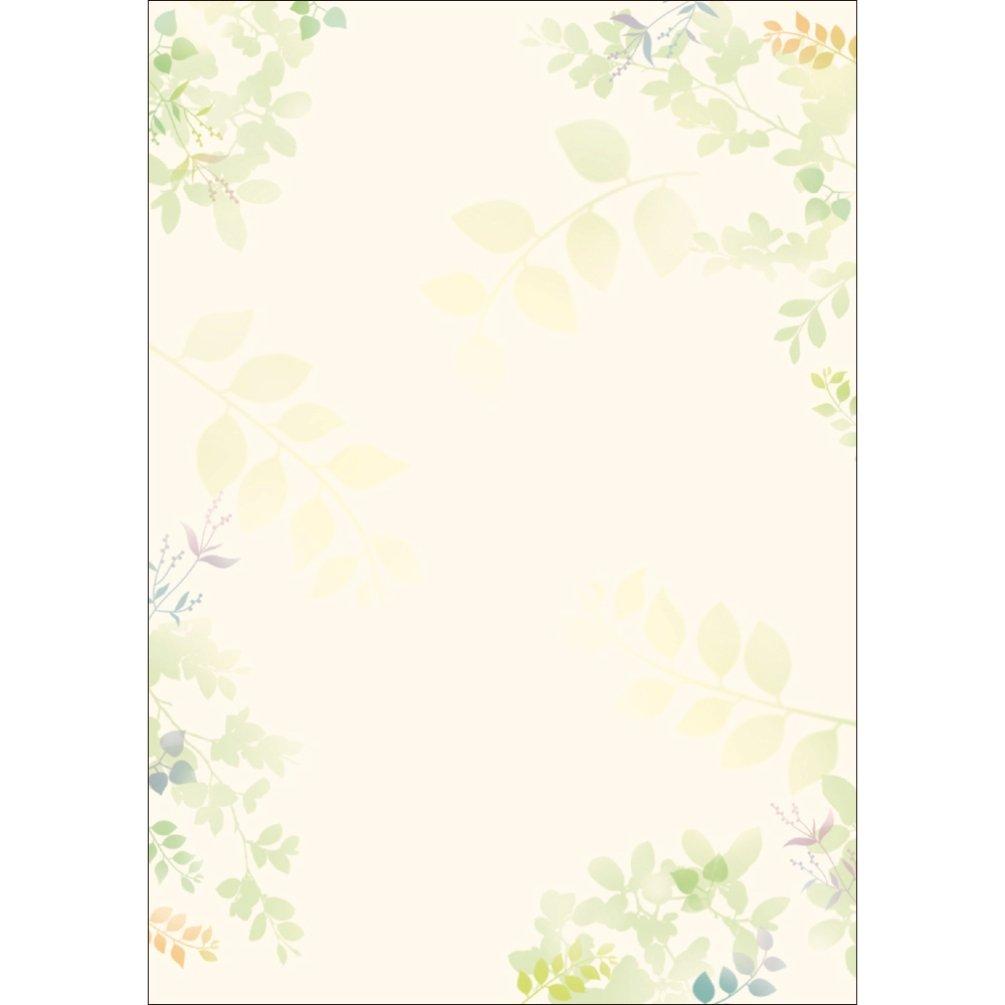 Takajirushi Design Paper Fleur Greens 4-3007