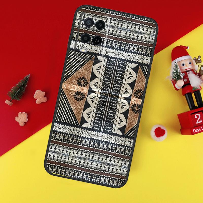 Фиджийский Маси Тапа Для OPPO A96 A76 A16 A52 A72 A92 A98 A78 A58 A5 A9 A15 A17 A77 A53S A57S A94 A74 A54 Чехол