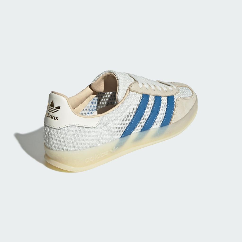 JH5419 adidas Originals Gazelle Indoor Белый с акцентами Синий Focus Теплый Ванильный (Мужской)