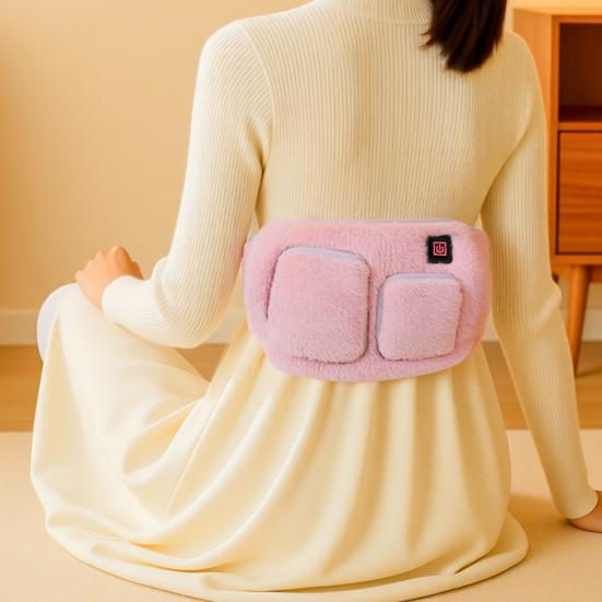 Пояс с подогревом для женщин, регулируемый электрический пояс с подогревом, 3 температурных режима, портативная грелка для спины, живота, для расслабления