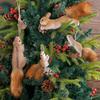 Love of the Port Cross-border Foam Squirrel Desktop Ornament: Creative Christmas Squirrel Pendant Decoration