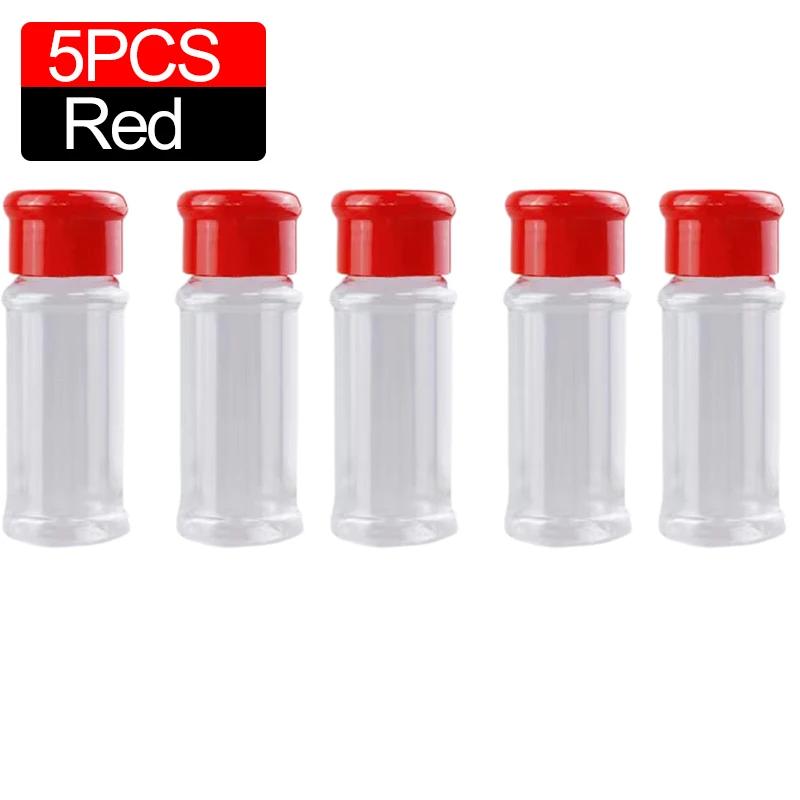 100 мл прозрачная бутылка для специй солонка перечница пластиковые банки для приправ барбекю коробка для приправ кухонные гаджеты банка для хранения порошка