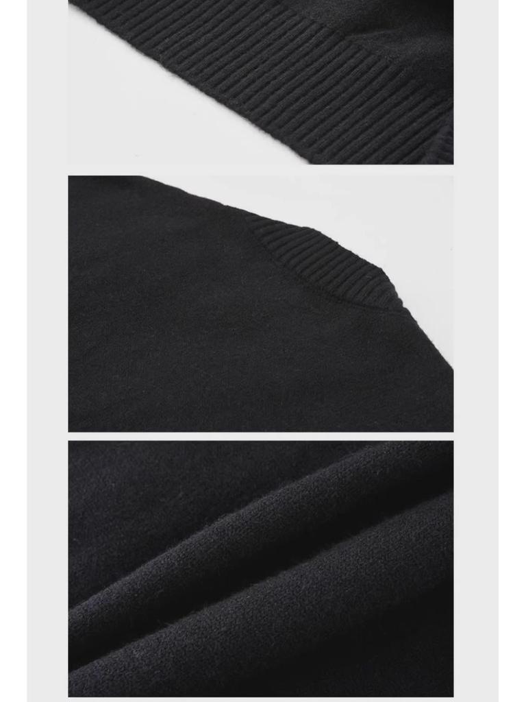 Женский кардиган средней длины с цветными блоками, ромбовидной вязкой — свободный, ленивый стиль