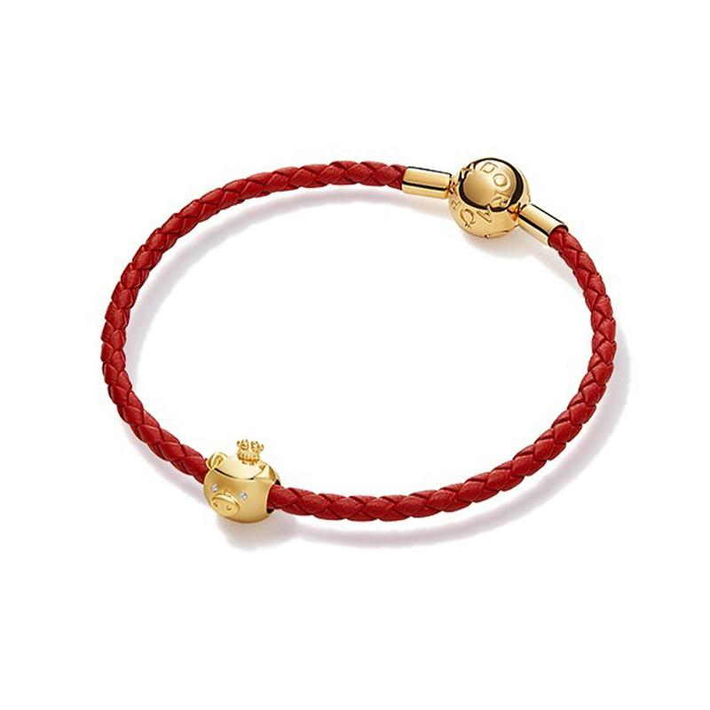 Pandora Lucky Rabbit Linmen Weaving Bracelet Women's Style zt2583