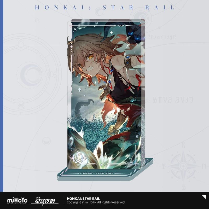 Sunsyea Honkai Star Rail Официальный мерч miHoYo Оригинальная аутентичная серия Световых конусов Акриловый орнамент с кинетическим песком Phainon Mydei