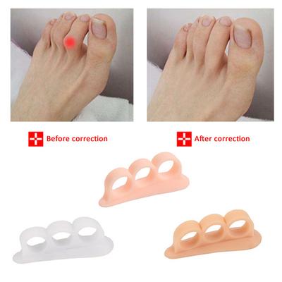 2 шт. силиконовый гель-молоток для выпрямления и корректора пальцев ног для скрюченных пальцев улучшает баланс, уменьшает дискомфорт