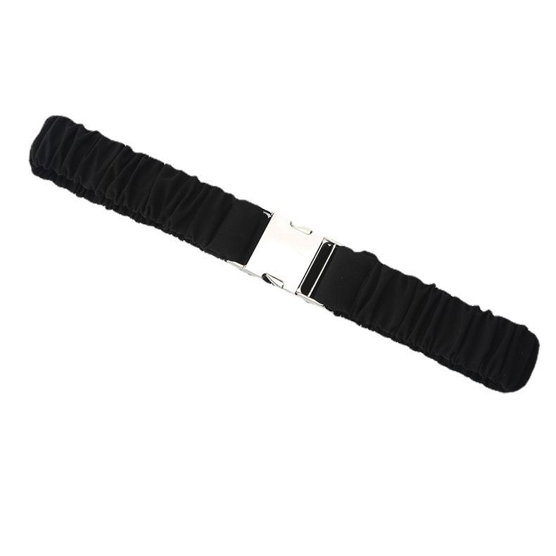 Женский эластичный широкий пояс Модный пояс для костюма Пояс-кушак для рубашки или платья из ткани Эластичный и простой