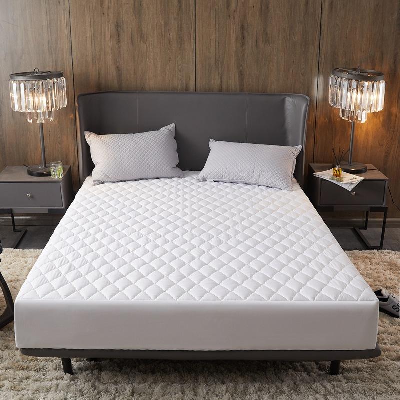 Водонепроницаемый стеганый наматрасник, воздухопроницаемый защитный чехол для кровати, наматрасник Queen, не включая наволочку, простыню с тиснением
