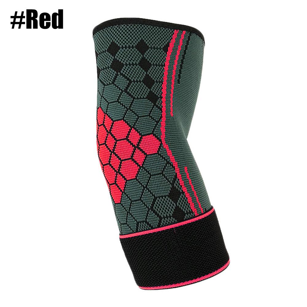 1Pc Elbow Brace Compression Sleeve Arm Support Elastic Sleeve with Strap for Golf Basketball Tennis Workout Arthritis PainRelief