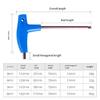 Шестигранный ключ с Т-образной ручкой, длинные рычаги, шестигранник с шаровым наконечником, инструмент-отвертка