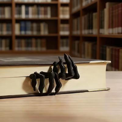 Стерео закладка "Коготь дьявола": 1 шт., Из прочного пластика, Панк-дизайн – Подходит для книг/тетрадей/планировщиков