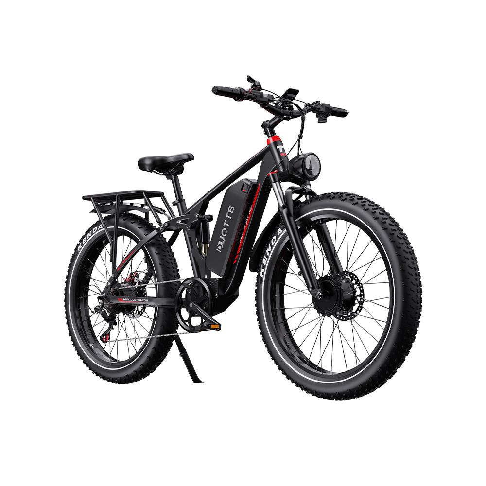 DUOTTS S26 Dual‑Motor Fat Tire Electric Bike 750W×2 48V 20Ah Adult Mountain E‑Bicycle