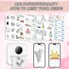 Портативный термопринтер HD Mini Print X5 Mini Bluetooth Wireless Photo Pocket Inkless Multi-funtion Sticker Label Makers