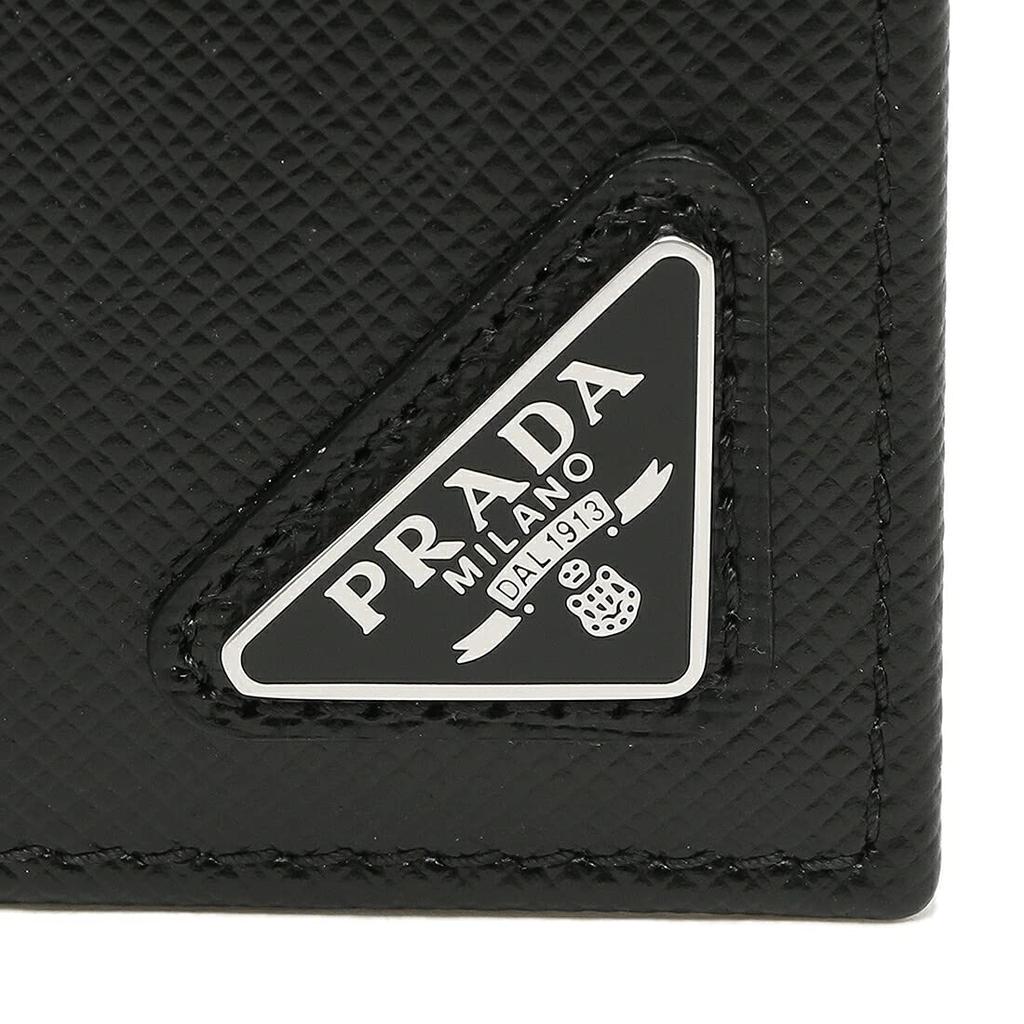 Card Case Business Card Holder Saffiano Triangolo 2MC101 2PP68T QHH QME ZLP 2DKW 053 SAFFIANO TRIANGOLO Black [Prada] Men's (1) NERO(F0002) [Item]