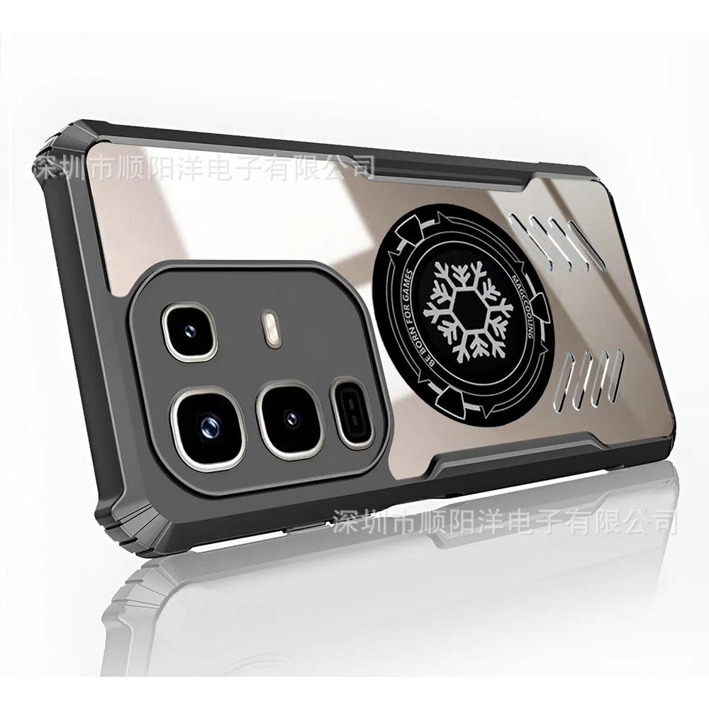 Магнитный чехол для телефона Transsion infinix Note 60 50 40 30 Pro, акриловый чехол