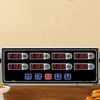 4/6/8 Channels Commercial Kitchen Timer LED Digital Screen Cooking Reminder  Restaurant