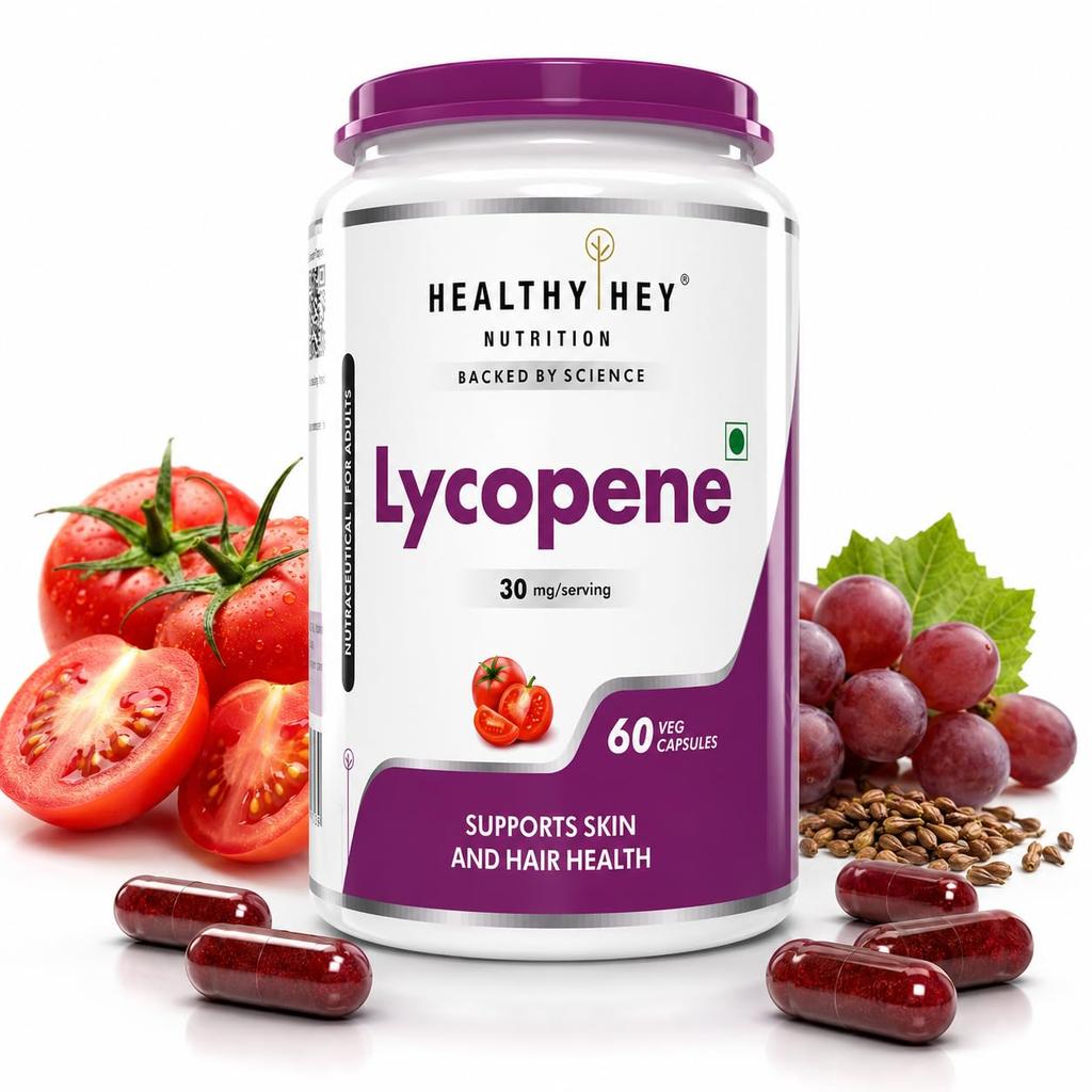 HealthyHey Nutrition Ликопин 60 растительных капсул (Пакет из 1)
