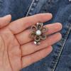 Button Clasps Flower Pants Button Tightener Zinc Zinc Alloy Jean Buttons for Loose Jeans  Party