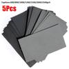 5Pcs 600/800/1000/1200/1500/2000/2500 Grit Sandpaper Grinding Sanding Paper