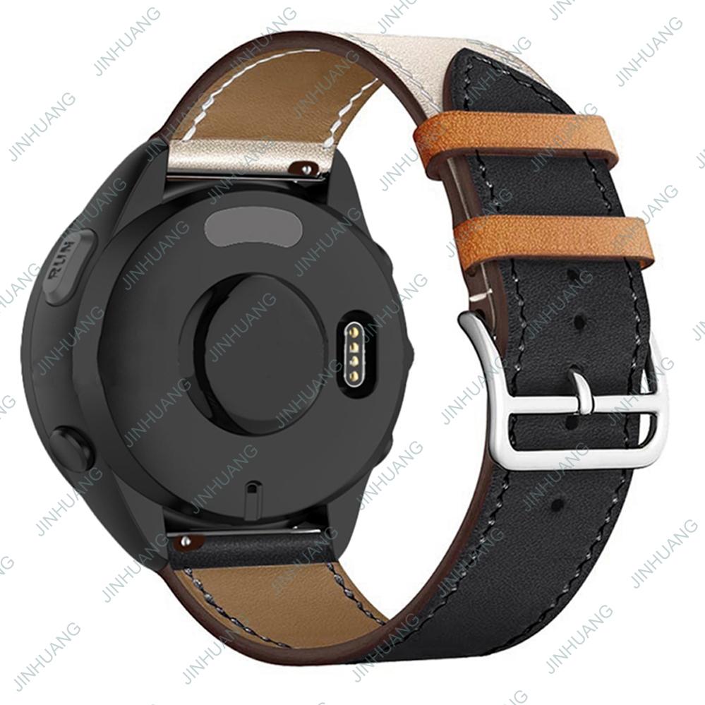 Кожаный ремешок для GARMIN venu 3 2 SQ2 2plus, роскошный ремешок для часов для active 6 5 vivoactive 4 3 vivomove 3, браслет с рисунками