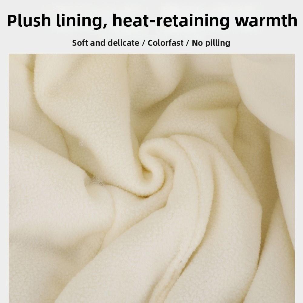 Winter Kids Ear Protection Cap Fleece-Lined Ski Hat Cute Pull-Over Hat  for Boys and Girls