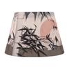 Chinese Style Lamp Shade Cloth E27 E14 Red Crowned Crane Decorative Drum Lamp Shade for Table Floor