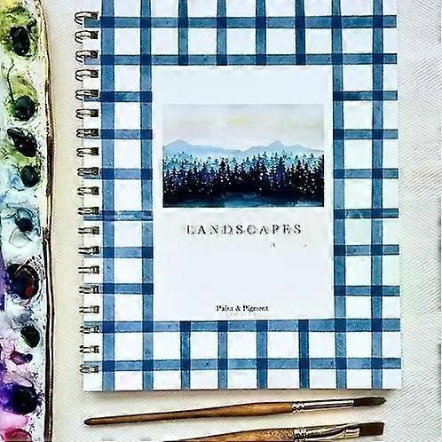 Watercolor Paper Pad, Spiral - Bound with Tear - Line. A Watercolor Journal and Sketchbook for Adults & Kids - Ideal for Smaller - Sized Exercises or