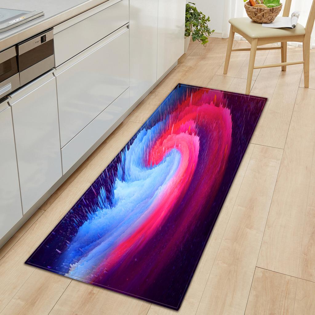 Kitchen Long Abstract Floor Mat Door Mat Carpet Floor Mat