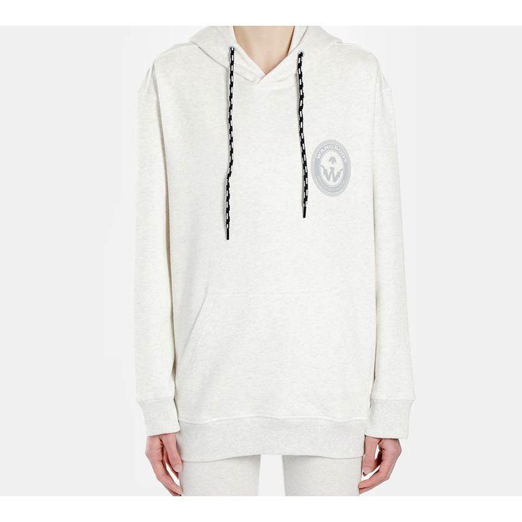 adidas X Alexander Wang Collaborative Badge Logo Толстовка мужская, топы светло-серые ED1207