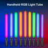 RGB Handheld LED Video Light Tube Photography Light Wand 3000K-6000K Dimmable 135pcs LED Beads