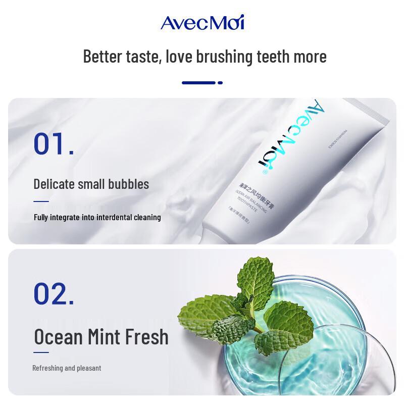 Avec Moi Probiotic Toothpaste Set