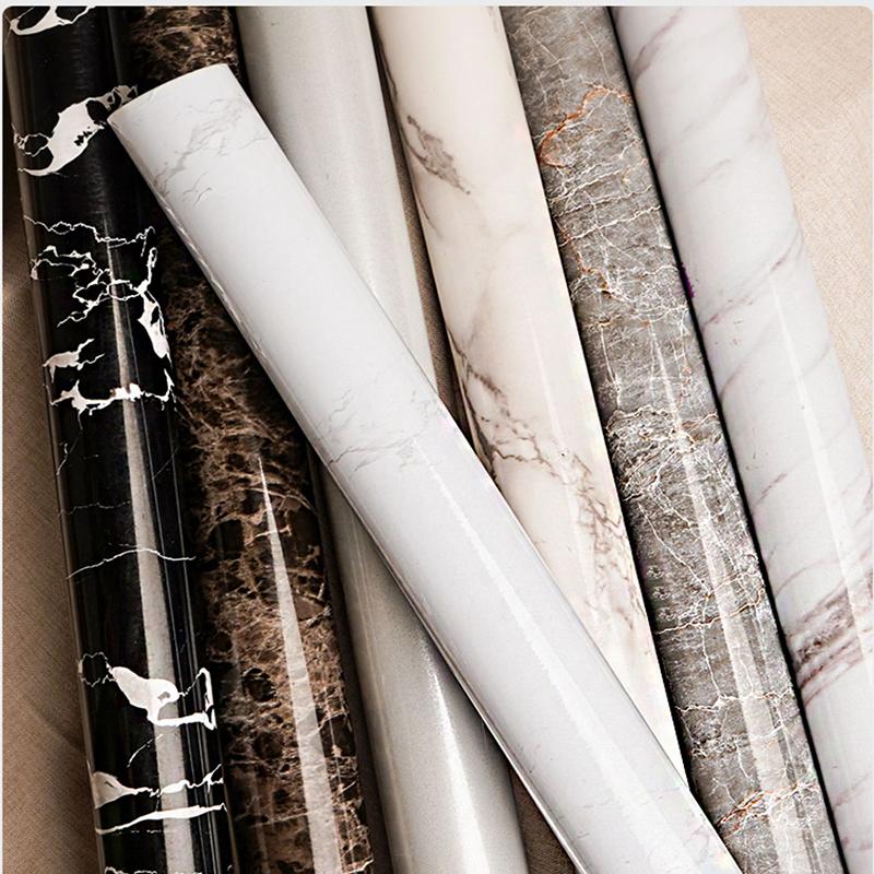 60 см х 10 м наклейки для кухни водонепроницаемые и маслостойкие самоклеящиеся обои наклейки на мраморную стену