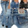 Women's Fashion Jeans Trousers Long Pants Denim Jeans