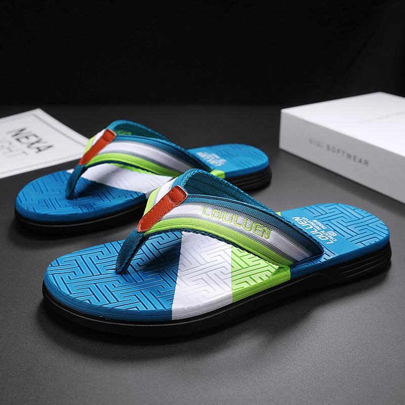 Вьетнамки Guangdong, мужская летняя одежда, нескользящие и дезодорирующие сандалии, спортивные, мягкая подошва, вьетнамские пляжные сандалии, большой размер