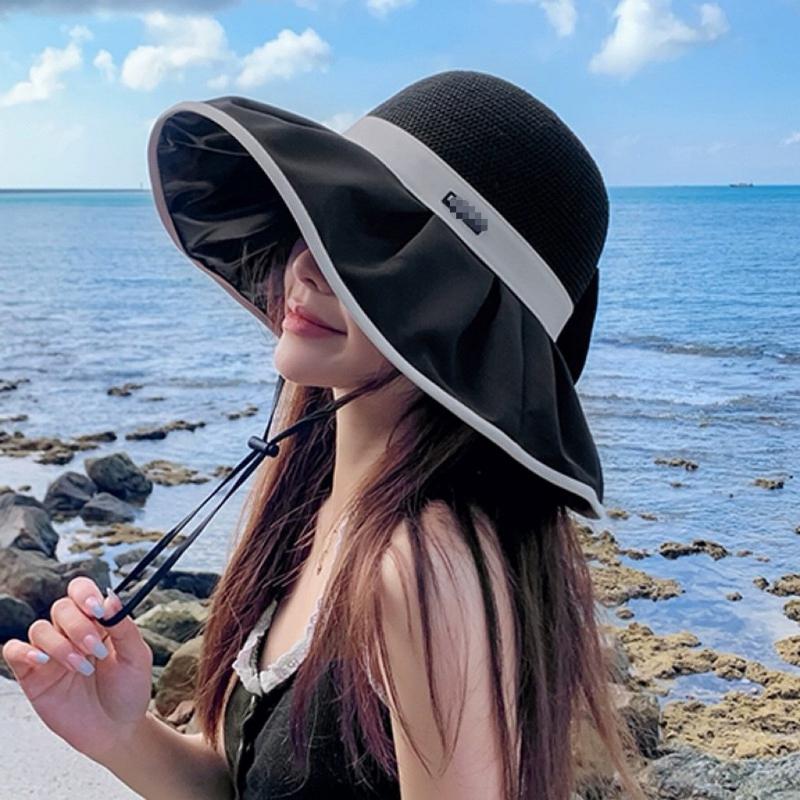 Солнцезащитная шляпа с широкими полями для женщин, закрывающая лицо и защищающая от УФ-лучей летом на солнце, для езды, для улицы, солнцезащитная, для альпинизма