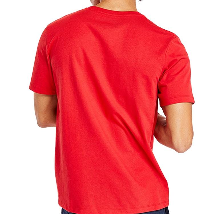 Men's Timberland Logo Printing Casual Short Sleeve Red A2A9W-P92