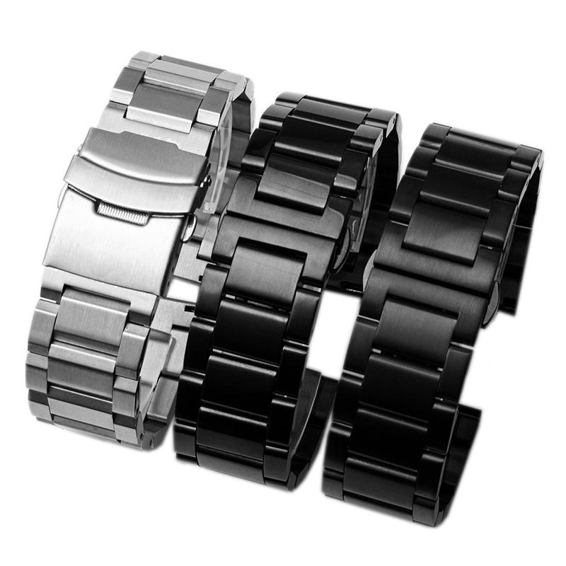 Нержавеющая сталь Ремешок для Citizen Eco-Drive Bm8475/7405 для Оранжевый Tissot Speed Chi Черный 22мм 23мм Ремешок для часов