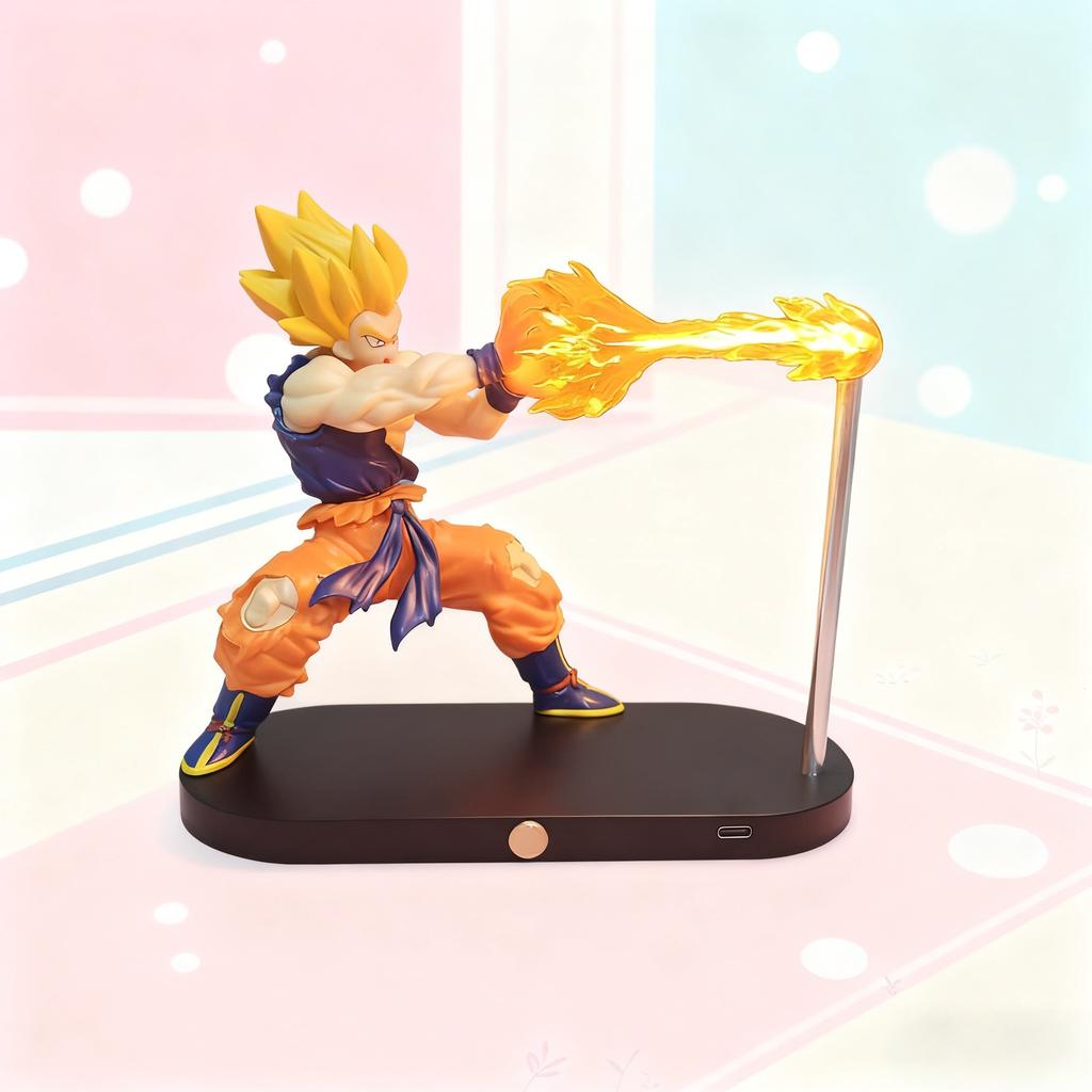 New Dragon Ball Goku Night Light Anime Model Doll for Tabletop Decorations Creative Night Light for Boys' Birthday Gifts