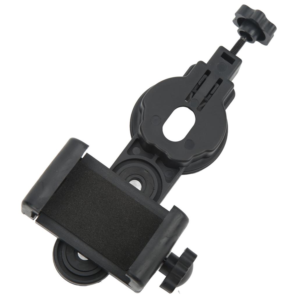 Держатель для телефона для телескопа, отверстие для винта 1/4 дюйма, нескользящая резиновая накладка, пластиковый адаптер для телефона для телескопа, для телескопа, микроскопа S
