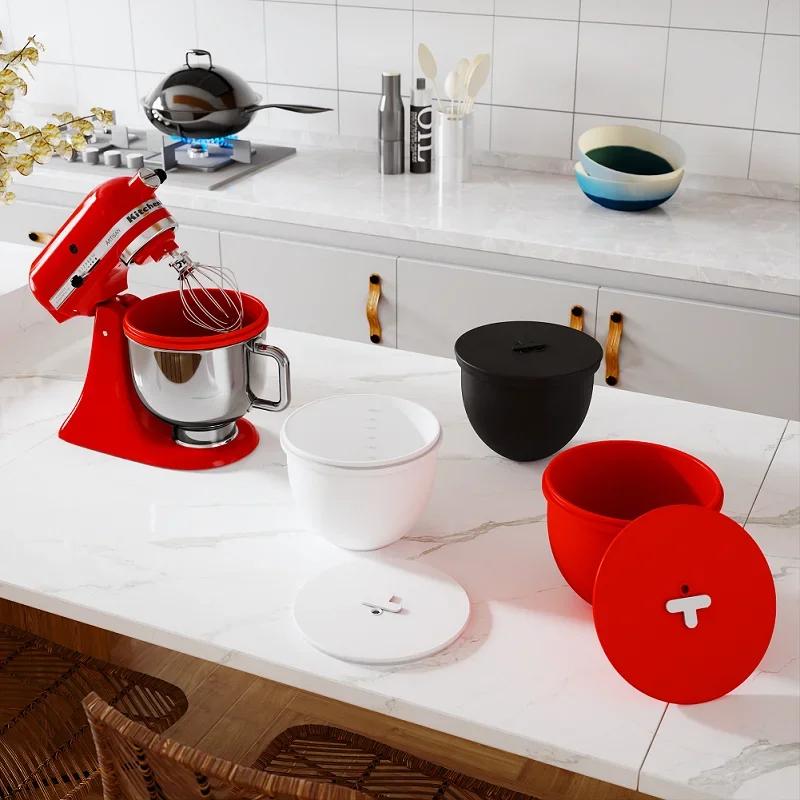 Силиконовые вкладыши для чаши миксера Kitchen Aid: Универсальные и легко моющиеся сменные чаши для миксера, многоразовая силиконовая кухонная миска