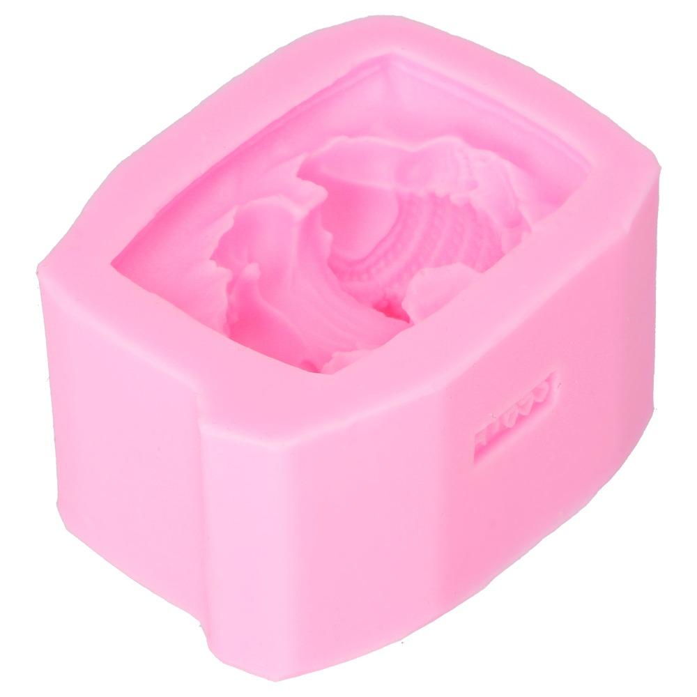 Non-Stick Baby Silicone Mold Flexible Baby Shower Mold Reusable 3D Fondant Mold Fondant Cake