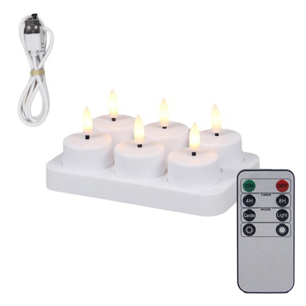 LED Candle Battery Powered Flameless Tea Candle Fake Candle Lamp Wedding Birthday Party Home Decoration Lamp Candlestick Candles