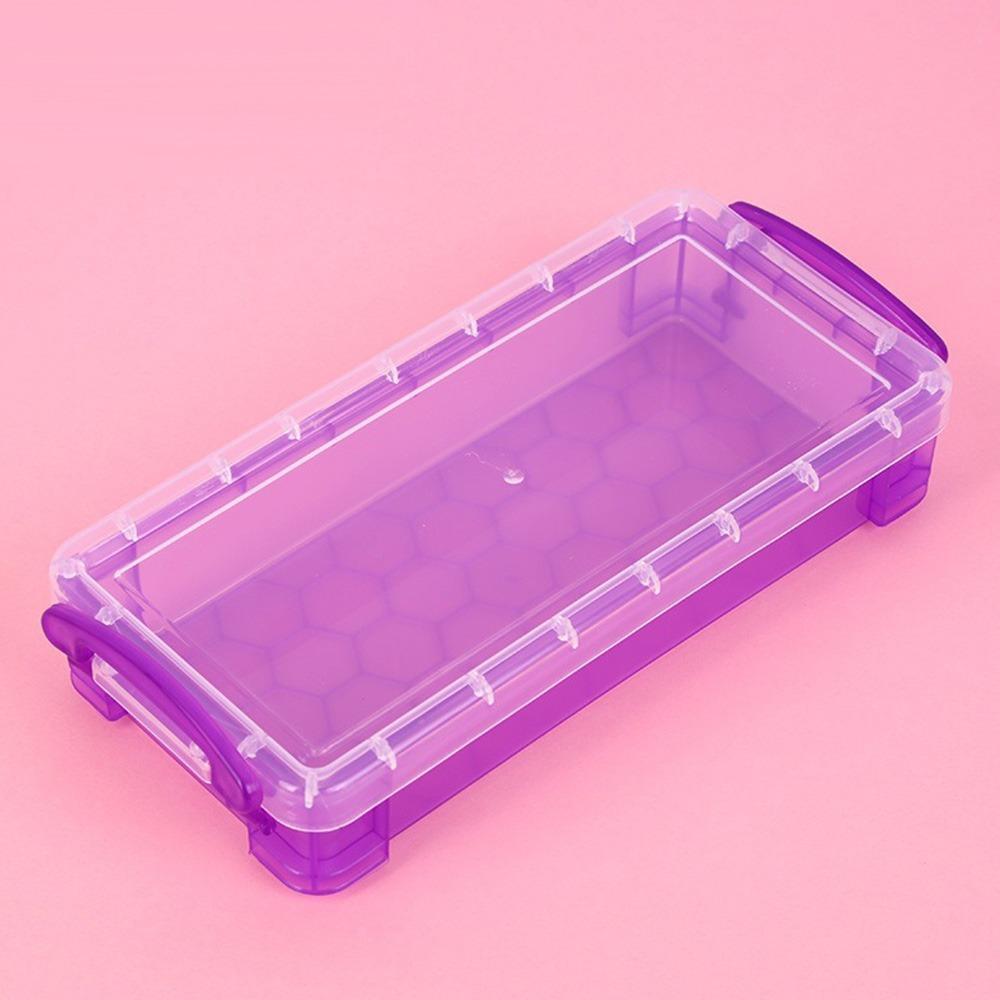 Пенал большой вместимости Пластиковый пенал Новый пенал для карандашей