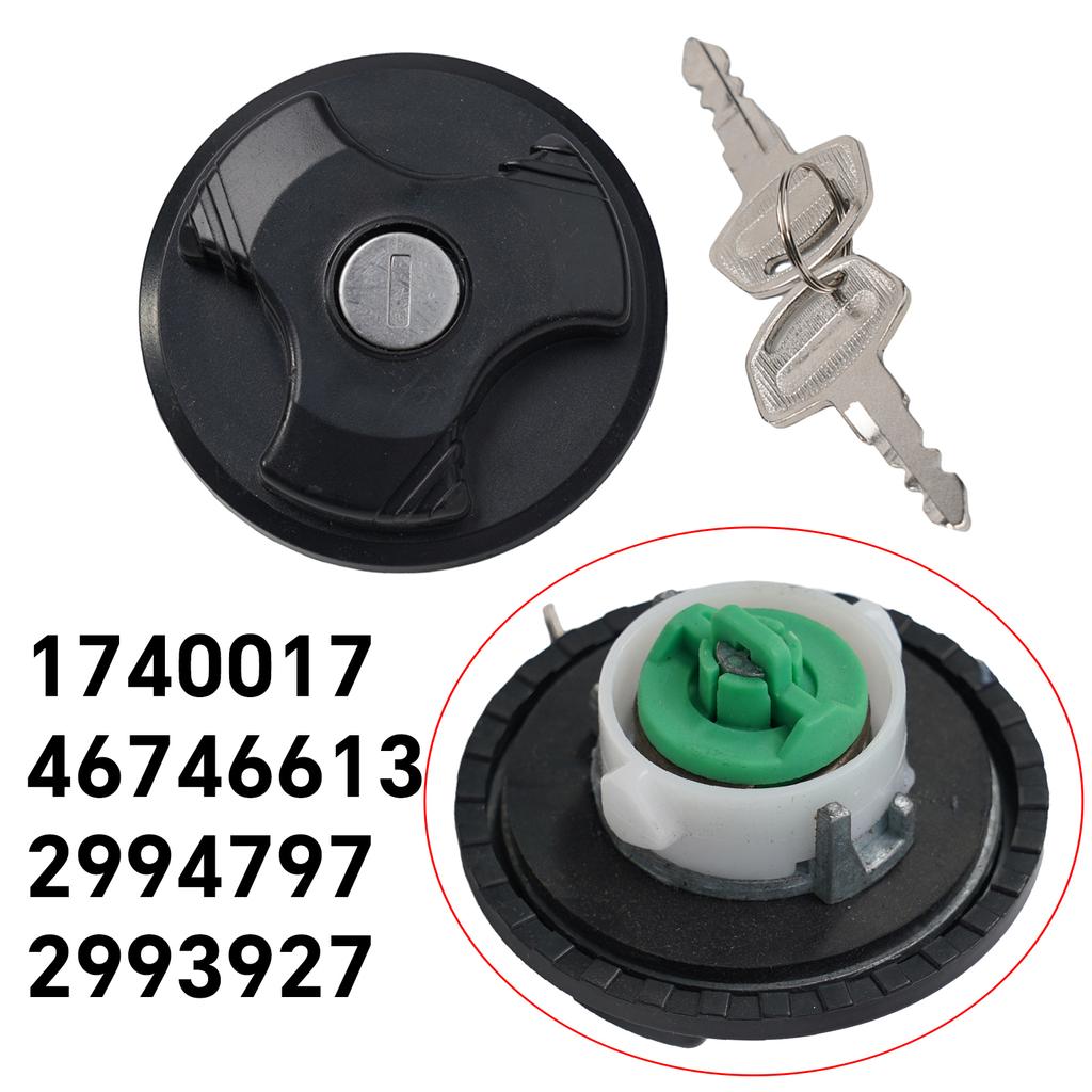 For Fiat Grande Punto Fuel Petrol Cap Lock Green 1pc 2993927 Dustproof Tool Waterproof 46746613 High Precision