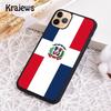 Krajews Dominican Republic Coat Of Arms Phone Case Cover For iPhone 17 Air 16 15 14 plus 11 12 13 pro max Fundas