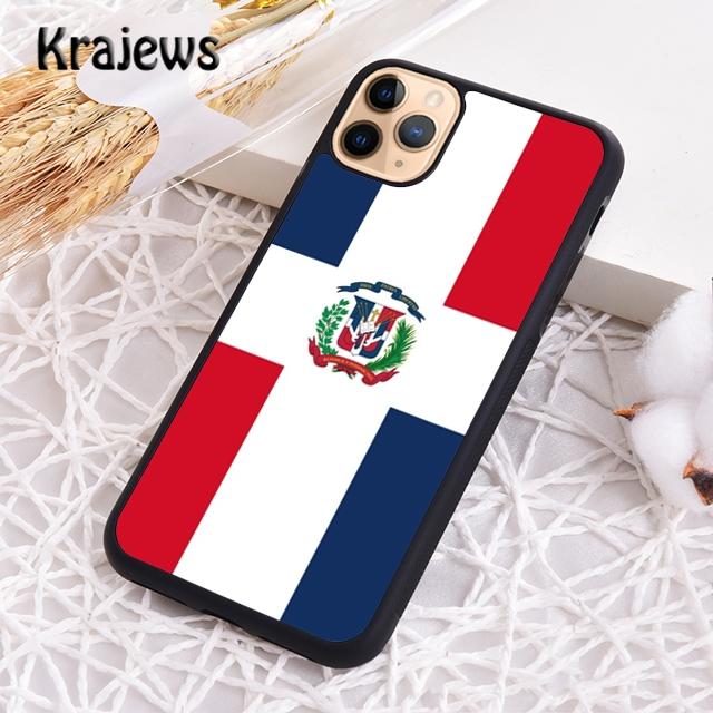 Krajews Dominican Republic Coat Of Arms Phone Case Cover For iPhone 17 Air 16 15 14 plus 11 12 13 pro max Fundas