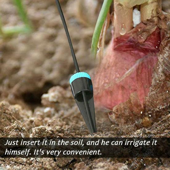 Комплект для капельного орошения, 10 капельниц, система полива растений, автоматическое устройство для капельного орошения садовых газонов, горшечных растений, суккулентов, цветов